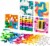 LEGO Dots Design & Stick On Adhesive Patches Mega Pack Building Toy Perspective: top