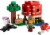LEGO® Minecraft The Mushroom House 21179 Building Set Perspective: top