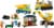 LEGO® City Construction Trucks & Wrecking Ball Crane Perspective: top