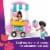 LEGO Friends Cotton Candy Stand and Scooter Building Toy 42643 Perspective: top
