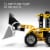 LEGO Technic Backhoe Loader Construction Toy 42197 Perspective: top
