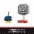 LEGO Super Mario: Mario Kart – Interactive LEGO Mario & Standard Kart 72043 Perspective: top