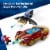 LEGO Marvel Iron Man Car & Black Panther vs. Red Hulk Super Hero Building Toy 76310 Perspective: top