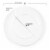 13  Clear Round Disposable Plastic Charger Plates (60 Plates) Perspective: top