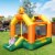 Inflatable Bounce Castle Jumping House Kids Playhouse w/ Slide & 735W Blower Perspective: top