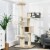 77.5'' Cat Tree Condo Multi-Level Kitten Activity Tower w/ Sisal Posts Perspective: top