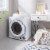 13.2 lbs Electric Tumble Compact Laundry Dryer Stainless Steel Tub 1350 W Perspective: top