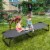 Gymax Portable Camping Cot Outdoor Folding Sleeping Bed for Traveling Hiking Perspective: top