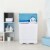 Portable Semi-automatic Washing Machine 26 lbs Twin Tub Laundry Washer Blue Perspective: top