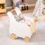 2-in-1 Baby Learning Walker Wooden Toddler Push Walker Toys w/ Wheels Perspective: top