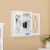 International Concepts ELG-637 Florence Two Doors Wall Cabinet, Tempered Glass - 24 H in. Perspective: top