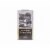 Elegant Home Fashions Bathroom Shower Curtain Hooks Set 12 Rope Chrome HK40121 Perspective: top