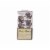 Elegant Home Fashions Bathroom Shower Curtain Hooks Set Brushed Nickel HK40172 Perspective: top