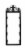 Brown Enamel Fleur de Lis 4 Position Rolled Towel / Wine Rack Perspective: top