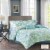 Madison Park MPE10-117 Essentials Serenity Complete Bed & Sheet Set King Aqua,King Perspective: top