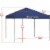 Tommy Bahama Patented Pop Up Canopy EZ Open Tent w/ Roller Bag Blue, 10 x 10' Perspective: top