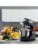 Whall Kinfai Electric Kitchen Stand Mixer Machine with 4.5 Quart Bowl, Black Perspective: top