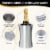 Stainless Steel Slim Double Wall Wine Cooler Perspective: top