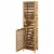 Pemberly Row 3 Shelf Linen Tower in Natural Perspective: top