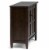 Atlin Designs 32 Transitional Solid Wood Low Cabinet in Tobacco Brown Perspective: top