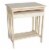 Pemberly Row Unfinished Mission Wood Computer Cart Perspective: top