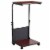 Scranton & Co Mobile Computer Cart in Mahogany Perspective: top