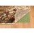 Riverbay Furniture 5' x 8' Area Rug in Marble Blue Perspective: top