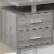 Levan Home L Shaped Corner Computer Desk in Dark Taupe Perspective: top