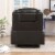 Bowery Hill Faux Leather Massage Rocker Recliner with Swivel Base in Black Perspective: top
