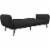 Levan Home Stylish Linen Sleeper Sofa in Dark Gray Perspective: top