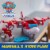 Paw Patrol Air Rescue Marshall Action Figure & Hero Hydro Airplane Toy with Projectile Launcher Perspective: top