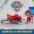 Paw Patrol Action Pups Marshall Action Figure & Hoverboard Airplane Toy with Foldable Wings Perspective: top