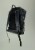 Michigan Wolverines Blue Embossed Leather Backpack Perspective: top