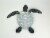 Set of 2 Blue Galvanized Metal Sea Turtle Wall Art Hanging Sculpture Home Decor Perspective: top