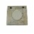 Set of 3 Natural Wood Framed Porthole Style Wall Mirrors 12 Inches Square Perspective: top