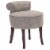SAFAVIEH Georgia Vanity Stool Stone Perspective: top