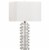 SAFAVIEH Swift Table Lamp | Clear | Perspective: top