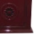 Southern Patio Colony 16 Inch Square Resin Outdoor Planter Urn, Oxblood Red Perspective: top