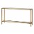 Maklaine Console Table in Gold Perspective: top