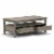 Atlin Designs 2-Drawers Coffee Table in Distressed Gray Perspective: top