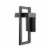 Z-Lite 566M-BK-LED Luttrel 15-Inch Modern Outdoor Metal Sconce Wall Light, Black Perspective: top