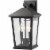 Z-Lite Beacon 2 Light 15  Clear Glass Aluminum Outdoor Wall Sconce in Black Perspective: top