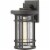 Z-Lite Jordan 14  Seedy Glass Aluminum Outdoor Wall Sconce in Bronze Perspective: top