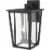 Z-Lite Seoul 2 Light 19  Clear Glass Aluminum Outdoor Wall Sconce in Black Perspective: top