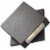Z-Lite Quadrate 9  Sand Blast Glass Aluminum Outdoor LED Wall Sconce in Black Perspective: top