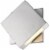 Z-Lite Quadrate 9  Sand Blast Glass Aluminum Outdoor LED Wall Sconce in Silver Perspective: top