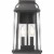 Z-Lite Millworks 2 Light Clear Glass Aluminum Outdoor Wall Sconce in Black Perspective: top