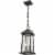 Z-Lite Millworks 2 Light Clear Glass Aluminum Outdoor Pendant in Bronze Perspective: top