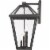 Z-Lite Talbot 3 Light 21  Seedy Glass Steel Outdoor Wall Sconce in Bronze Perspective: top