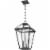 Z-Lite Talbot 3 Light 22  Seedy Glass Stainless Steel Outdoor Pendant in Bronze Perspective: top